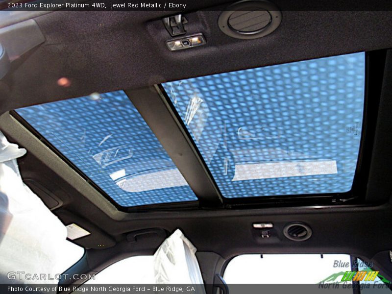 Jewel Red Metallic / Ebony 2023 Ford Explorer Platinum 4WD