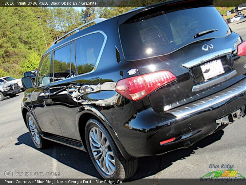 Black Obsidian / Graphite 2016 Infiniti QX80 AWD