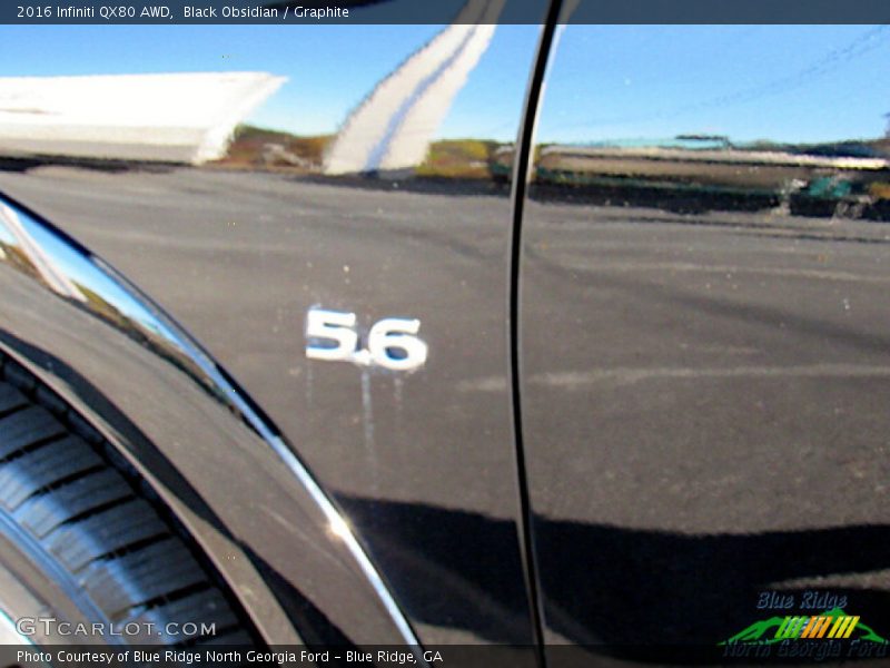 Black Obsidian / Graphite 2016 Infiniti QX80 AWD