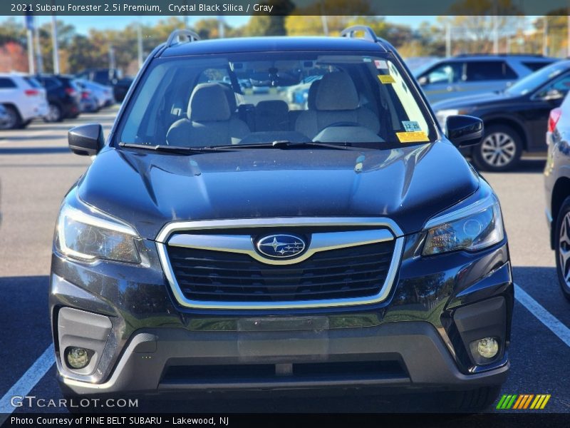 Crystal Black Silica / Gray 2021 Subaru Forester 2.5i Premium