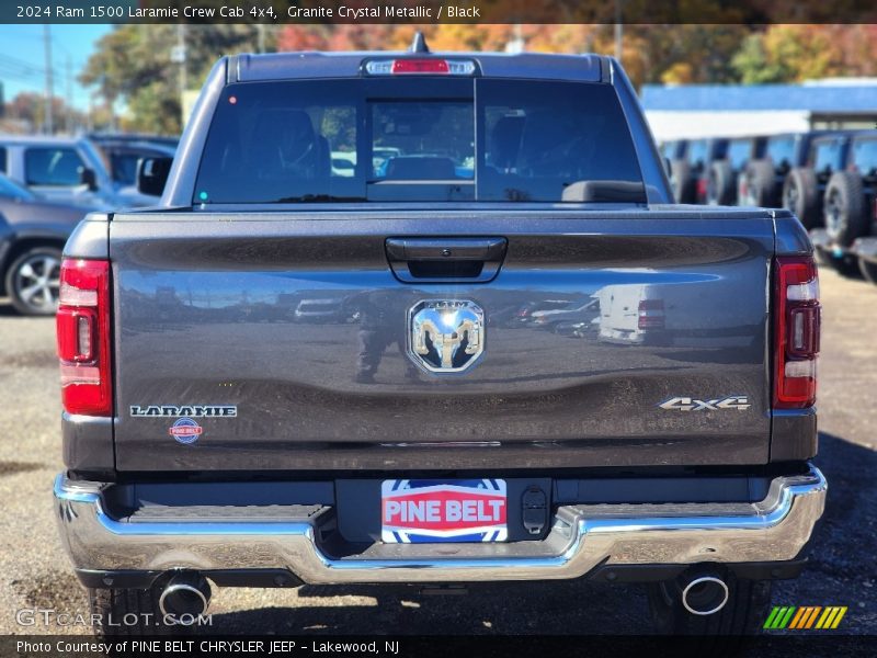Granite Crystal Metallic / Black 2024 Ram 1500 Laramie Crew Cab 4x4