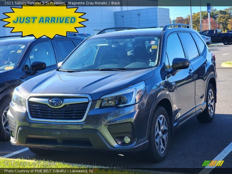 Magnetite Gray Metallic / Black 2021 Subaru Forester 2.5i Premium