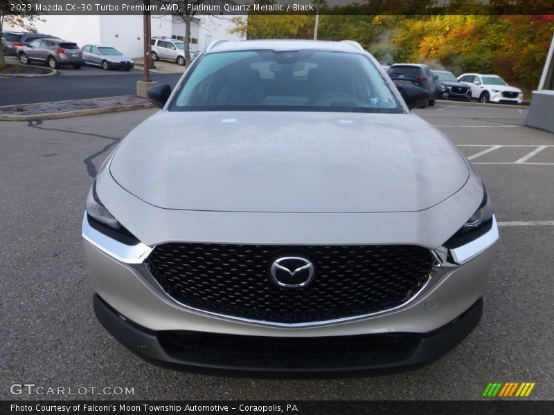 Platinum Quartz Metallic / Black 2023 Mazda CX-30 Turbo Premium AWD