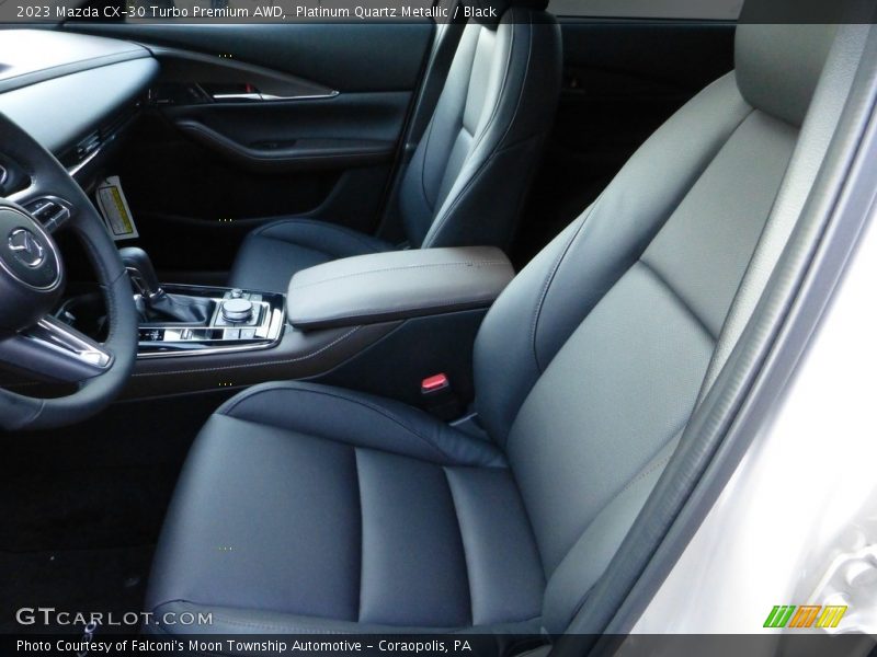 Platinum Quartz Metallic / Black 2023 Mazda CX-30 Turbo Premium AWD