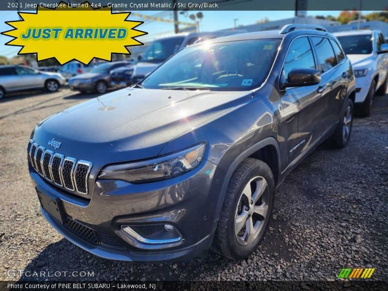 Granite Crystal Metallic / Ski Gray/Black 2021 Jeep Cherokee Limited 4x4