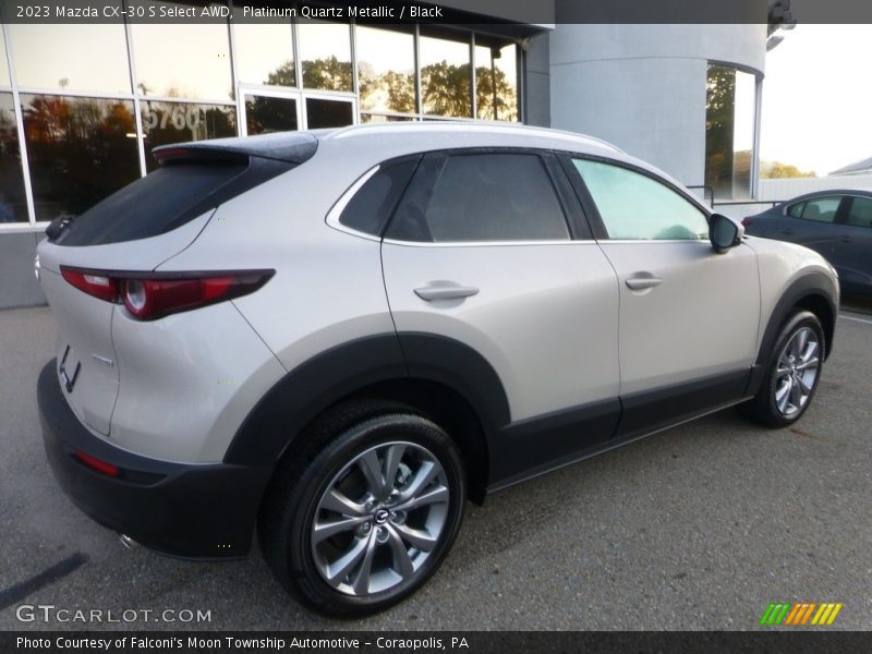 Platinum Quartz Metallic / Black 2023 Mazda CX-30 S Select AWD