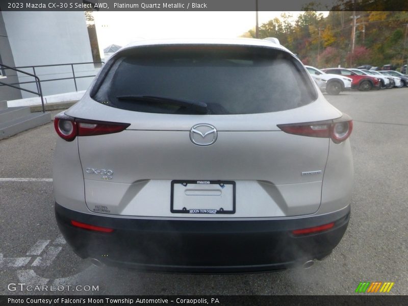 Platinum Quartz Metallic / Black 2023 Mazda CX-30 S Select AWD