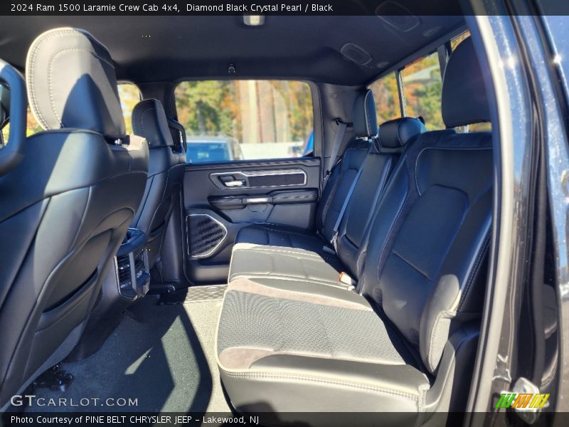 Diamond Black Crystal Pearl / Black 2024 Ram 1500 Laramie Crew Cab 4x4