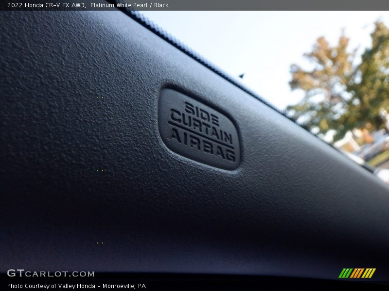Platinum White Pearl / Black 2022 Honda CR-V EX AWD