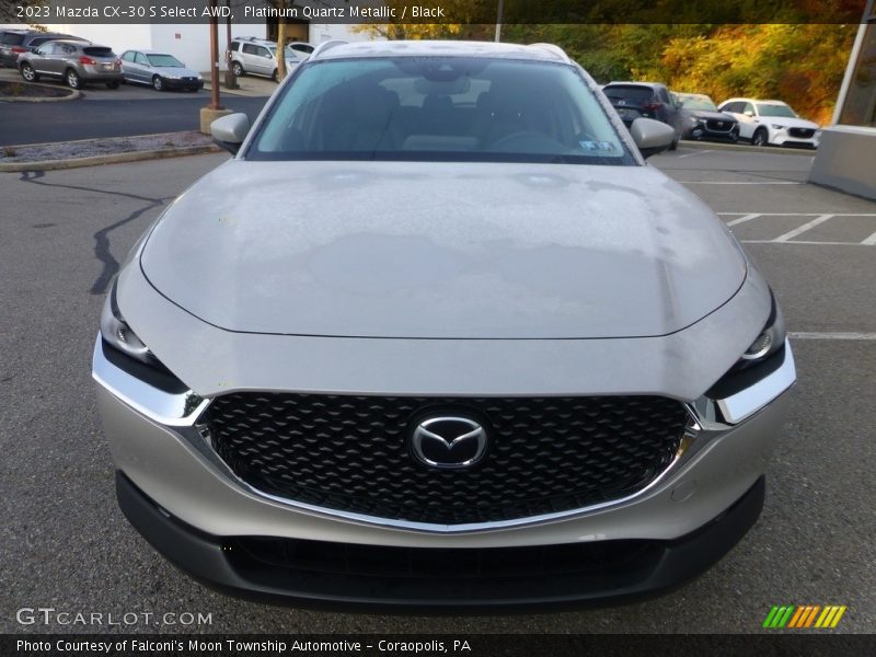 Platinum Quartz Metallic / Black 2023 Mazda CX-30 S Select AWD