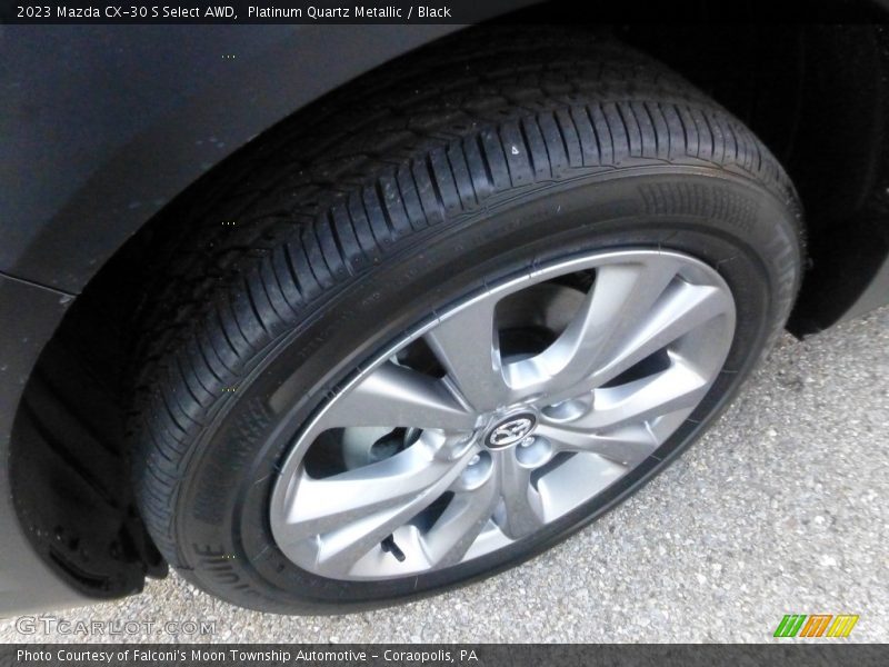 Platinum Quartz Metallic / Black 2023 Mazda CX-30 S Select AWD