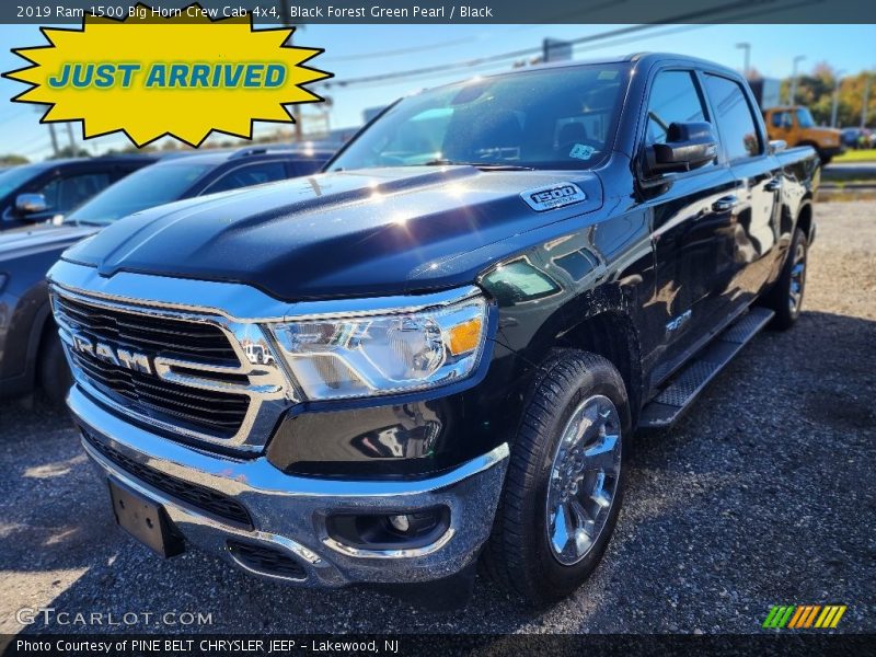 Black Forest Green Pearl / Black 2019 Ram 1500 Big Horn Crew Cab 4x4