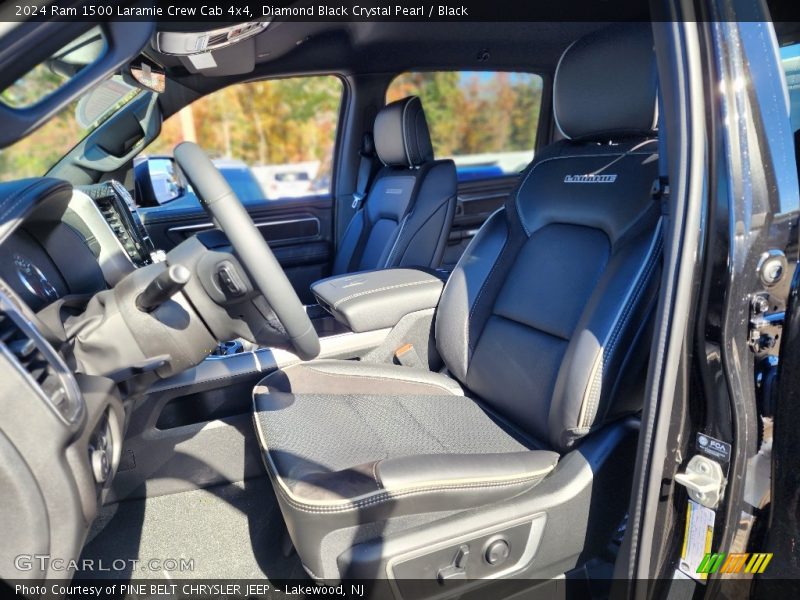 Diamond Black Crystal Pearl / Black 2024 Ram 1500 Laramie Crew Cab 4x4