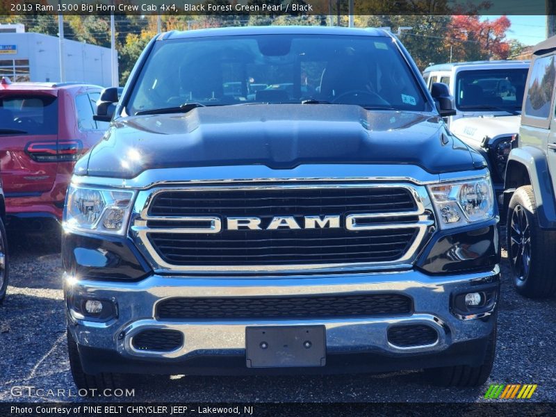 Black Forest Green Pearl / Black 2019 Ram 1500 Big Horn Crew Cab 4x4