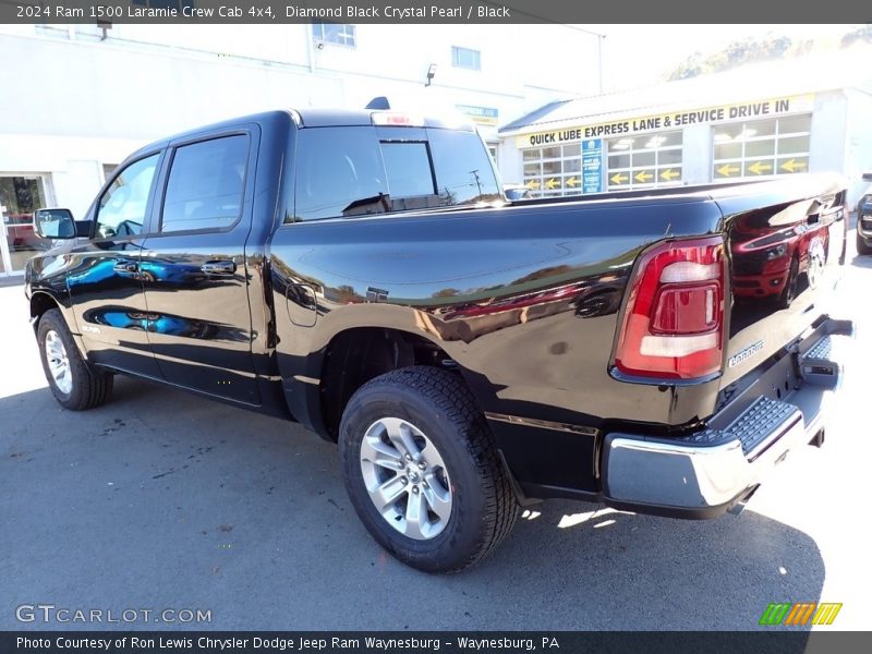 Diamond Black Crystal Pearl / Black 2024 Ram 1500 Laramie Crew Cab 4x4