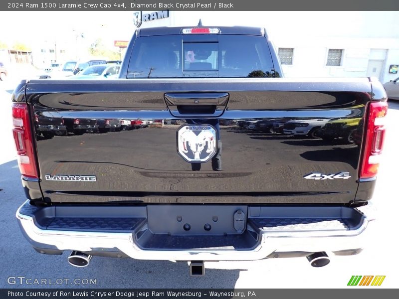 Diamond Black Crystal Pearl / Black 2024 Ram 1500 Laramie Crew Cab 4x4
