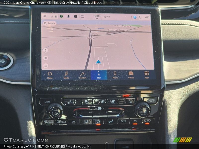 Baltic Gray Metallic / Global Black 2024 Jeep Grand Cherokee 4XE