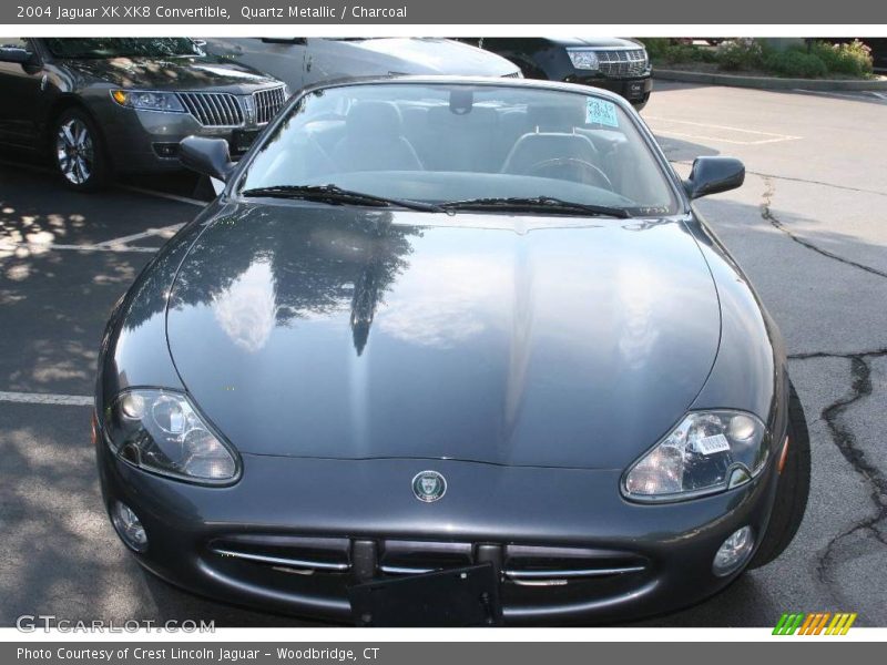 Quartz Metallic / Charcoal 2004 Jaguar XK XK8 Convertible