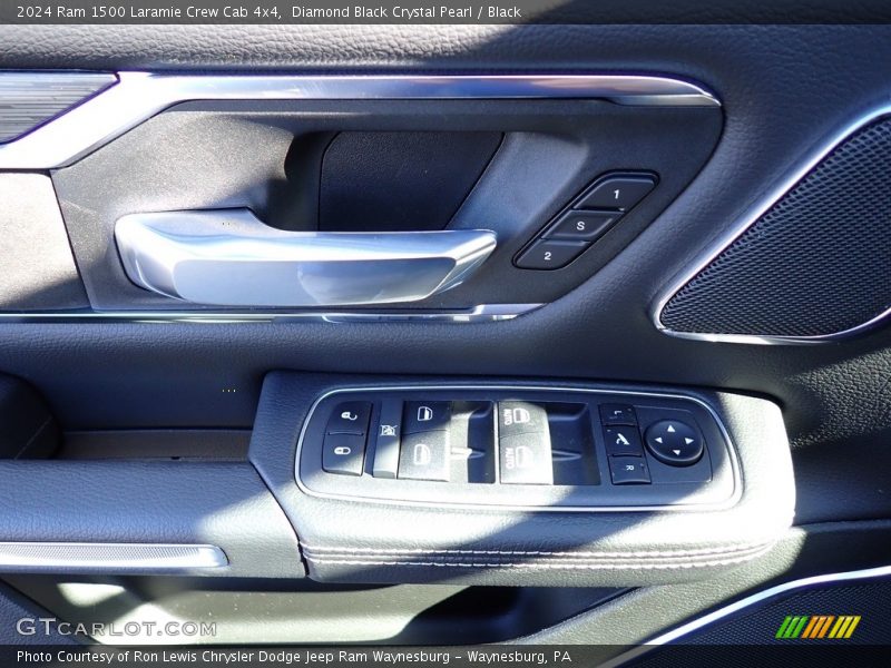 Diamond Black Crystal Pearl / Black 2024 Ram 1500 Laramie Crew Cab 4x4