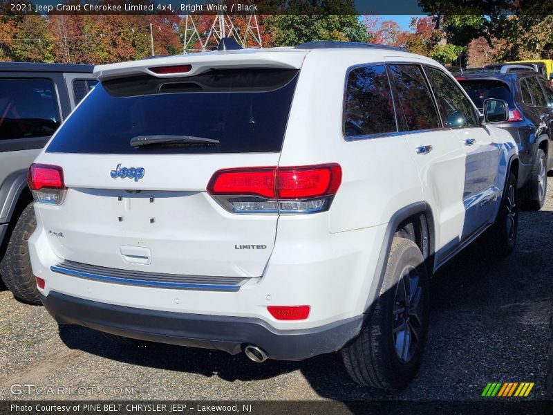 Bright White / Black 2021 Jeep Grand Cherokee Limited 4x4