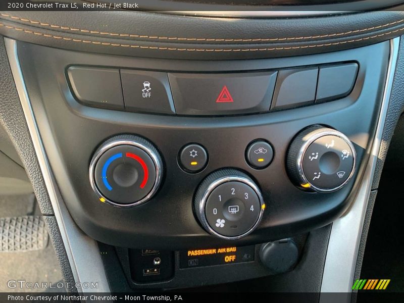 Red Hot / Jet Black 2020 Chevrolet Trax LS
