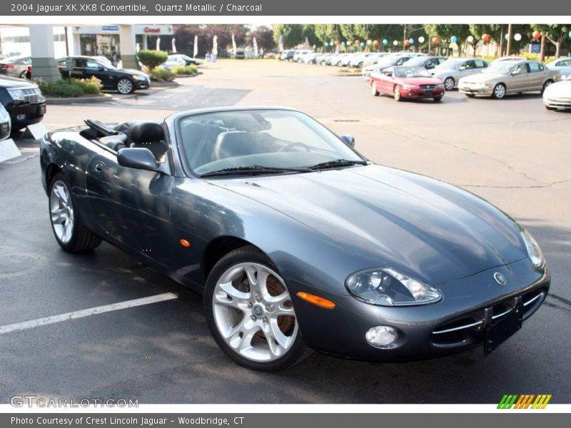Quartz Metallic / Charcoal 2004 Jaguar XK XK8 Convertible