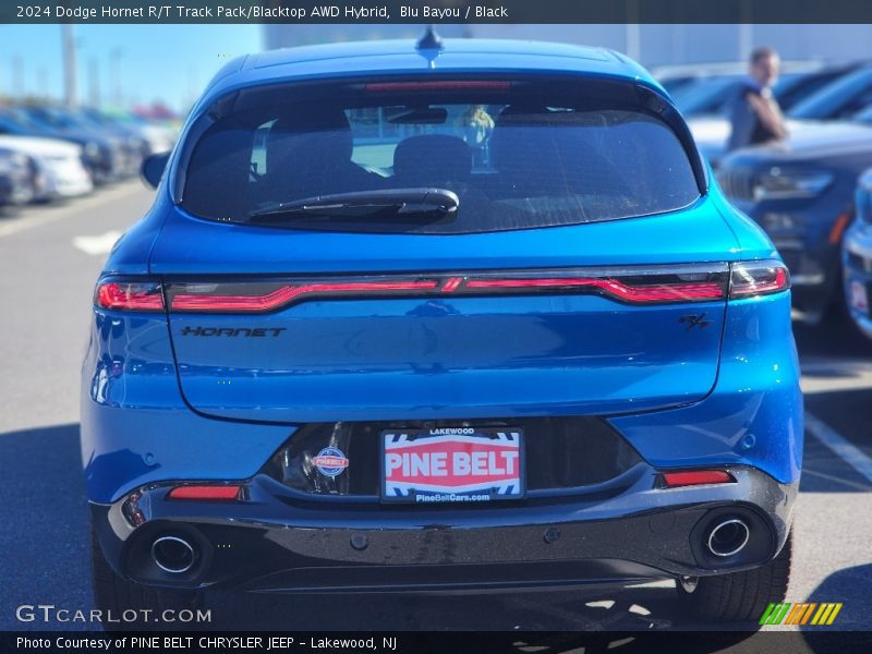 Exhaust of 2024 Hornet R/T Track Pack/Blacktop AWD Hybrid