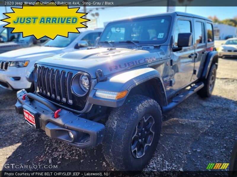 Sting-Gray / Black 2020 Jeep Wrangler Unlimited Rubicon 4x4