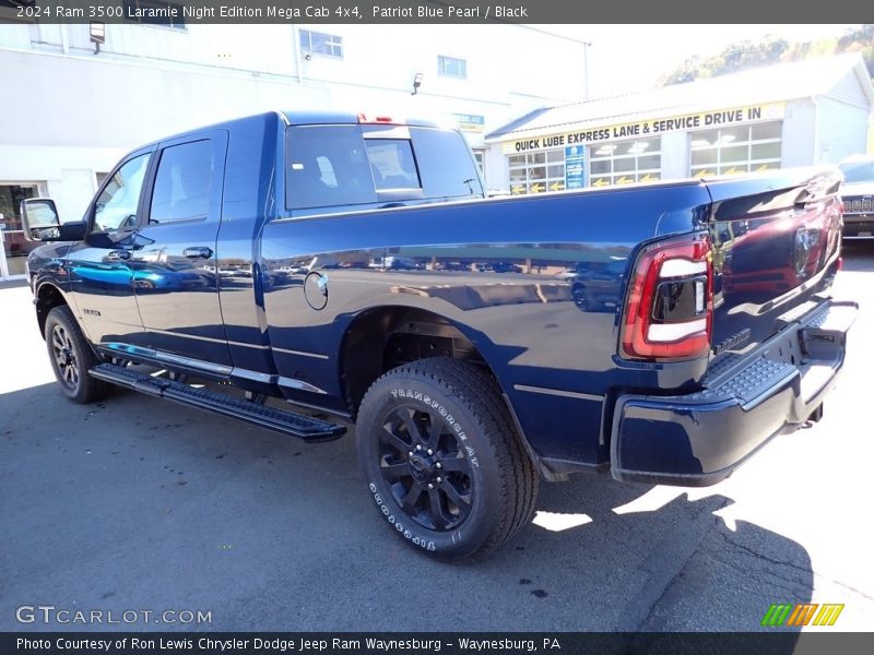  2024 3500 Laramie Night Edition Mega Cab 4x4 Patriot Blue Pearl