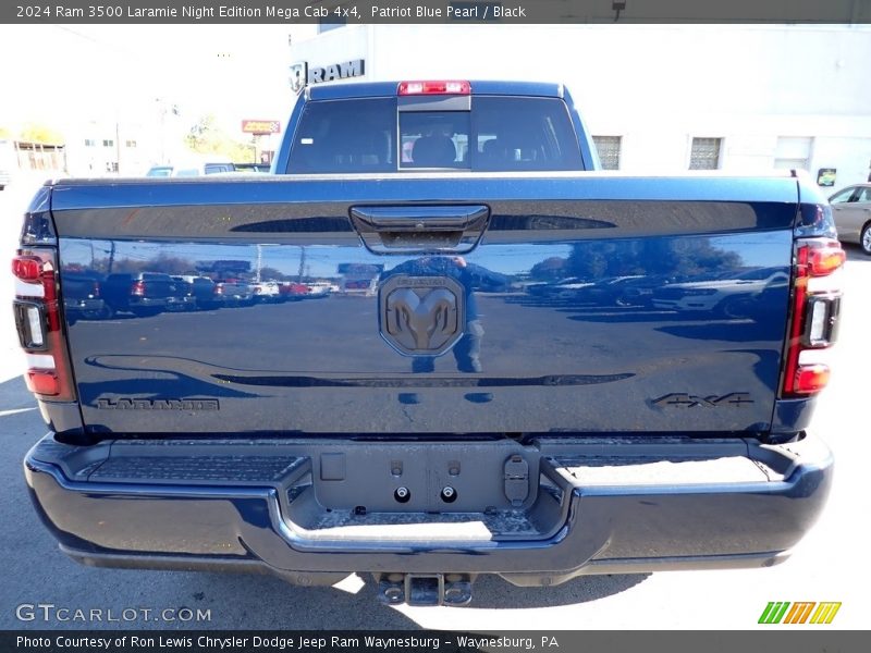  2024 3500 Laramie Night Edition Mega Cab 4x4 Patriot Blue Pearl