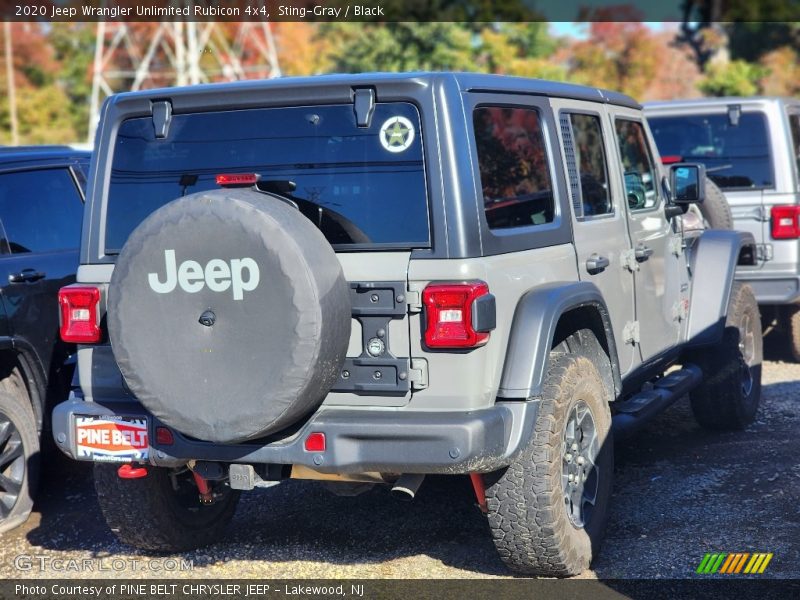 Sting-Gray / Black 2020 Jeep Wrangler Unlimited Rubicon 4x4