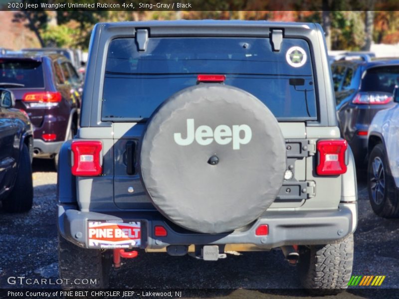 Sting-Gray / Black 2020 Jeep Wrangler Unlimited Rubicon 4x4