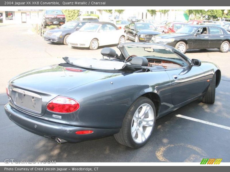 Quartz Metallic / Charcoal 2004 Jaguar XK XK8 Convertible