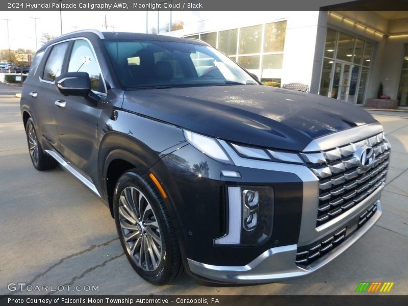 Moonlight Cloud / Black 2024 Hyundai Palisade Calligraphy AWD