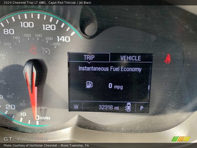 Cajun Red Tintcoat / Jet Black 2020 Chevrolet Trax LT AWD