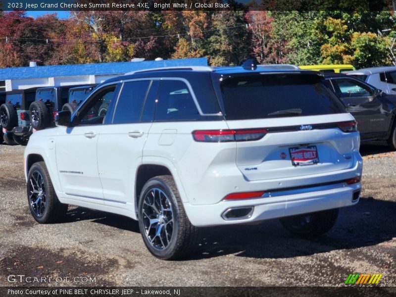 Bright White / Global Black 2023 Jeep Grand Cherokee Summit Reserve 4XE