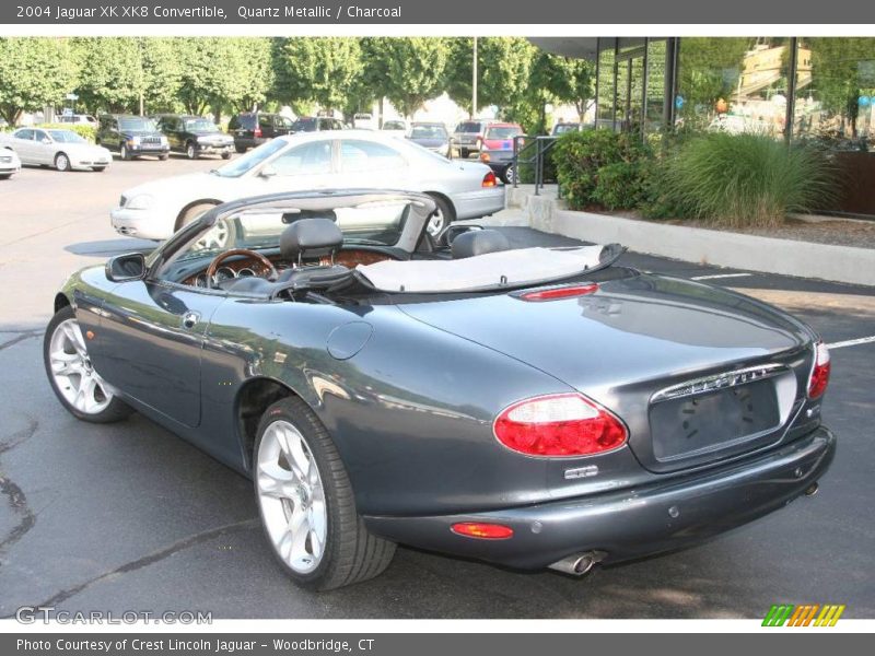Quartz Metallic / Charcoal 2004 Jaguar XK XK8 Convertible