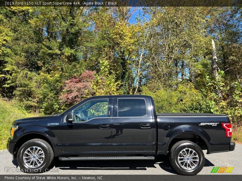 Agate Black / Black 2019 Ford F150 XLT Sport SuperCrew 4x4
