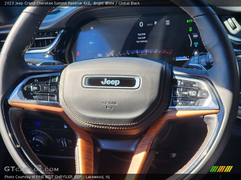 Bright White / Global Black 2023 Jeep Grand Cherokee Summit Reserve 4XE