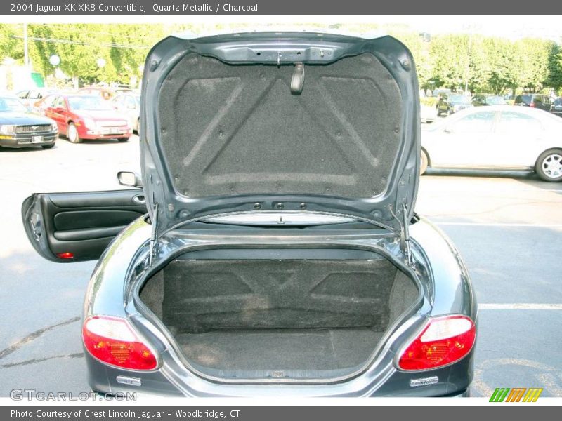 Quartz Metallic / Charcoal 2004 Jaguar XK XK8 Convertible
