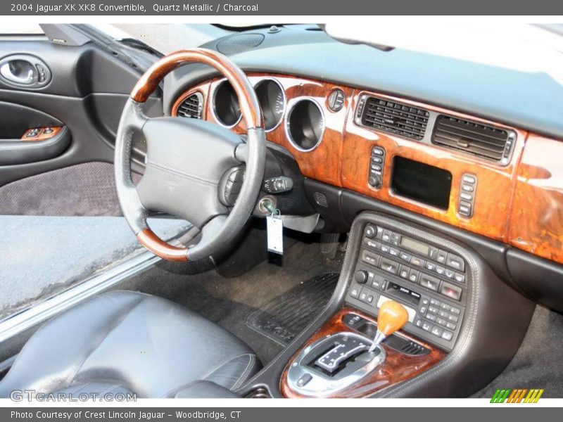 Quartz Metallic / Charcoal 2004 Jaguar XK XK8 Convertible