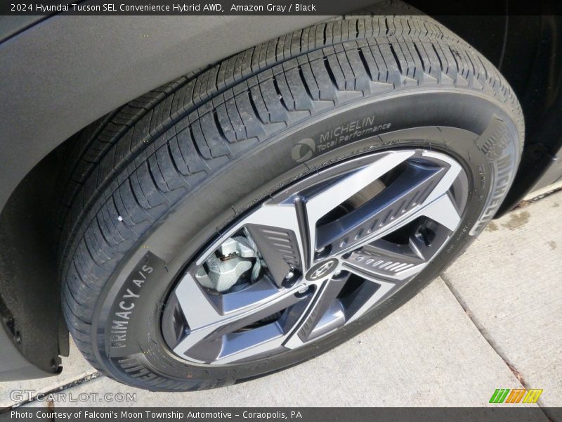 Amazon Gray / Black 2024 Hyundai Tucson SEL Convenience Hybrid AWD