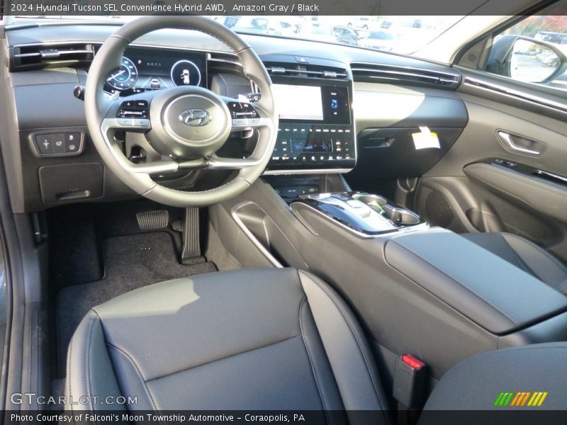 Amazon Gray / Black 2024 Hyundai Tucson SEL Convenience Hybrid AWD