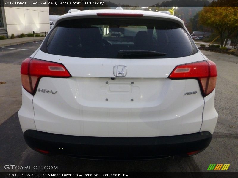 White Orchid Pearl / Gray 2017 Honda HR-V EX-L AWD