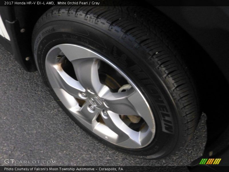 White Orchid Pearl / Gray 2017 Honda HR-V EX-L AWD