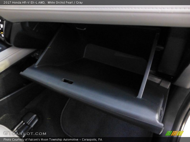 White Orchid Pearl / Gray 2017 Honda HR-V EX-L AWD