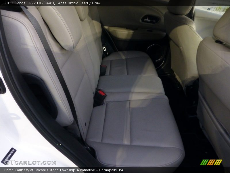 White Orchid Pearl / Gray 2017 Honda HR-V EX-L AWD