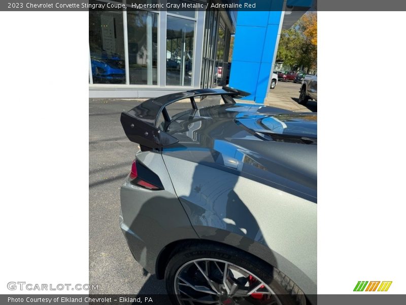 Hypersonic Gray Metallic / Adrenaline Red 2023 Chevrolet Corvette Stingray Coupe