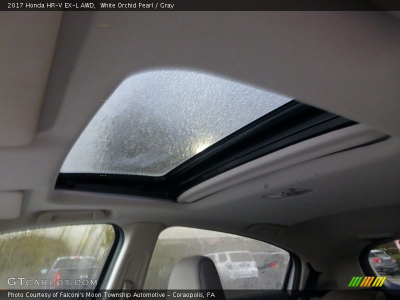 White Orchid Pearl / Gray 2017 Honda HR-V EX-L AWD