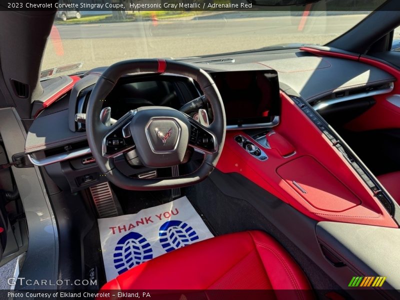  2023 Corvette Stingray Coupe Adrenaline Red Interior